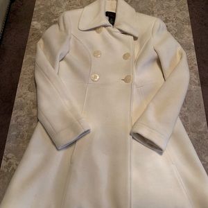 Like New - Petite Cream Peacoat